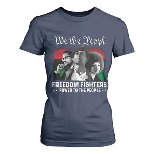 Vintage Black Panther Party T Shirt For Women Huey P. Newton Malcolm X Angela Davis Black History TS10 Navy Print Your Wear