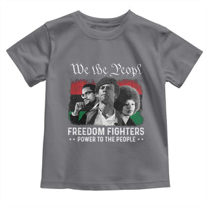 Vintage Black Panther Party Toddler T Shirt Huey P. Newton Malcolm X Angela Davis Black History TS10 Charcoal Print Your Wear