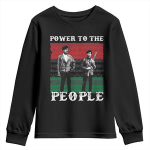 Vintage Black Panthers Party Youth Sweatshirt Power To The People Self Defense Black History TS10 Black Print Your Wear