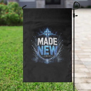 Christian Baptism Garden Flag Made Water Bible Verse Baptized TS10 Print Your Wear
