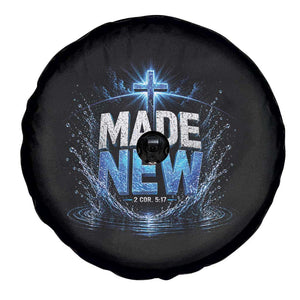 Christian Baptism Spare Tire Cover Made Water Bible Verse Baptized TS10 Print Your Wear