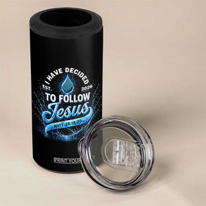 New Baptist Believer 4 in 1 Can Cooler Tumbler Have Decided To Follow Jesus 2026 TS10 Print Your Wear