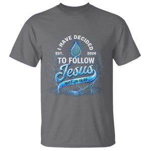 New Baptist Believer T Shirt Have Decided To Follow Jesus 2026 TS10 Charcoal Print Your Wear