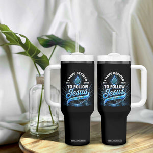 New Baptist Believer Tumbler With Handle Have Decided To Follow Jesus 2026 TS10 Print Your Wear