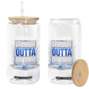 Baptism Glass Can Straight Outta Water Christian Baptized TS10 Print Your Wear