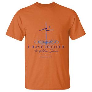 New Believer T Shirt I Have Decided To Follow Jesus In Baptism Cross Water TS10 Orange Print Your Wear