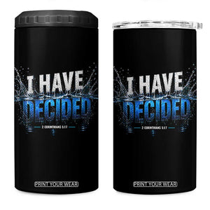 Christian Baptism 4 in 1 Can Cooler Tumbler New Believer Water Immersion Baptized I Have Decided TS10 One Size: 16 oz Black Print Your Wear