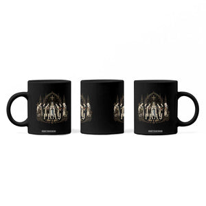Catholic Saint Coffee Mug Pray Like A Girl Vintage Christian Faith Inspired TS10 Print Your Wear
