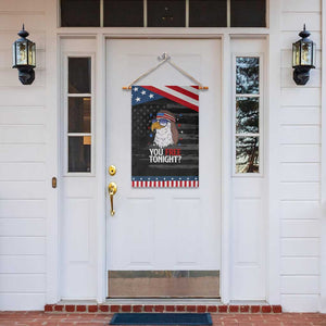 Funny 4th of July Garden Flag Patriotic Bald Eagle You Free Tonight TS10 Print Your Wear