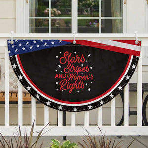 Stars Stripes And Equal Rights Patriotic Fan Flag 4th Of July