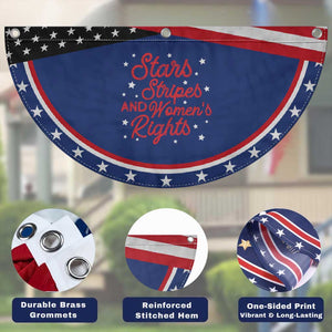Stars Stripes And Equal Rights Patriotic Fan Flag 4th Of July