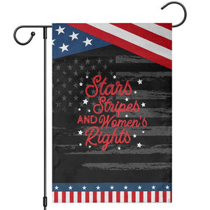 Stars Stripes And Equal Rights Garden Flag 4th Of July Patriotic TS10 Distressed Black Blue Print Your Wear