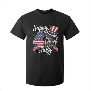 Happy 4th Of July T Shirt For Kid Patriotic American Flag USA TS10 Black Print Your Wear