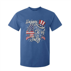 Happy 4th Of July T Shirt For Kid Patriotic American Flag USA TS10 Royal Blue Print Your Wear