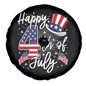 Happy 4th Of July Spare Tire Cover Patriotic American Flag USA TS10 Print Your Wear