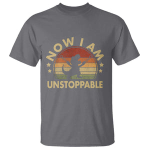 Retro Now I Am Unstoppable T Shirt Funny Dinosaur Dino Gifts Vintage