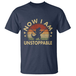 Retro Now I Am Unstoppable T Shirt Funny Dinosaur Dino Gifts Vintage