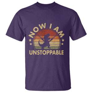 Retro Now I Am Unstoppable T Shirt Funny Dinosaur Dino Gifts Vintage