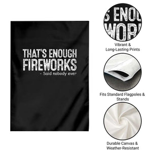 Funny Fireworks Garden Flag 4th Of July TS10 Print Your Wear
