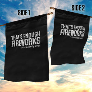 Funny Fireworks Garden Flag 4th Of July TS10 Print Your Wear