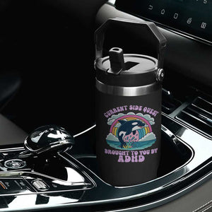 Side Quest ADHD Flip Straw Tumbler Funny Neurodivergent Meme TS10 Print Your Wear