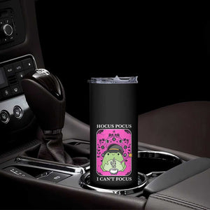 ADHD Meme Skinny Tumbler Neurodivergent Wizard Frog I Cant Focus TS10 Print Your Wear