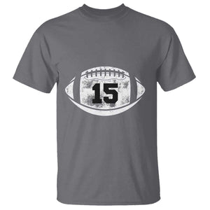 Personalized Football Game Day T Shirt Custom Number Cute Senior Mom Mama TS10 Charcoal Print Your Wear