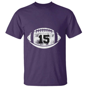 Personalized Football Game Day T Shirt Custom Number Cute Senior Mom Mama TS10 Purple Print Your Wear
