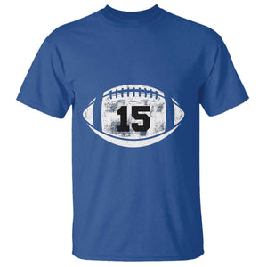 Personalized Football Game Day T Shirt Custom Number Cute Senior Mom Mama TS10 Royal Blue Print Your Wear