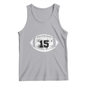 Personalized Football Game Day Tank Top Custom Number Cute Senior Mom Mama TS10 Athletic Heather Print Your Wear