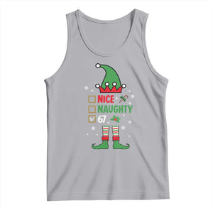 67 Christmas Tank Top Funny Six Seven Meme Brainrot Nice Naughty 6 7 Elf Custome TS10 Athletic Heather Print Your Wear
