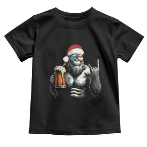Bigfoot Christmas Toddler T Shirt Most Wonderful Xmas Sasquatch Beer TS10 Black Print Your Wear