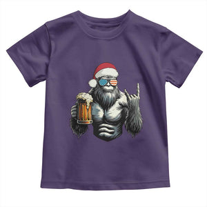 Bigfoot Christmas Toddler T Shirt Most Wonderful Xmas Sasquatch Beer TS10 Purple Print Your Wear
