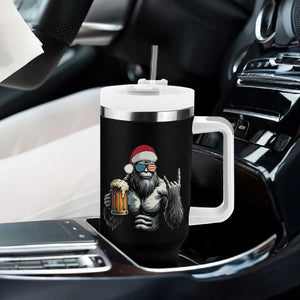 Bigfoot Christmas Tumbler With Handle Most Wonderful Xmas Sasquatch Beer TS10 Print Your Wear