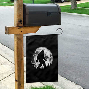 Bigfoot Night Stroll Garden Flag Cool Full Moon & Trees Sasquatch TS10 Print Your Wear