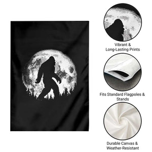 Bigfoot Night Stroll Garden Flag Cool Full Moon & Trees Sasquatch TS10 Print Your Wear
