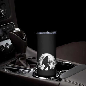 Bigfoot Night Stroll Skinny Tumbler Cool Full Moon & Trees Sasquatch TS10 Print Your Wear
