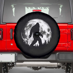 Bigfoot Night Stroll Spare Tire Cover Cool Full Moon & Trees Sasquatch TS10 Black Print Your Wear