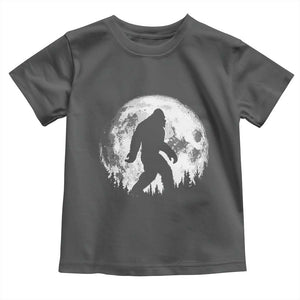 Bigfoot Night Stroll Toddler T Shirt Cool Full Moon & Trees Sasquatch TS10 Dark Heather Print Your Wear