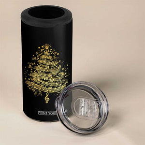 Music Christmas Tree 4 in 1 Can Cooler Tumbler Musician Music Lover Gift TS10 Print Your Wear
