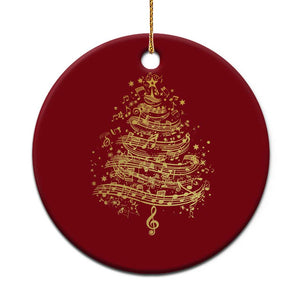 Music Christmas Tree Ceramic Ornament Musician Music Lover Gift TS10 1pc Red Print Your Wear