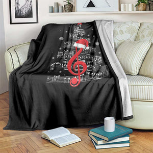Christmas Tree Music Throw Blanket Musician Music Lover Gift TS10 Print Your Wear