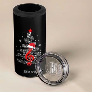 Christmas Tree Music 4 in 1 Can Cooler Tumbler Musician Music Lover Gift TS10 Print Your Wear