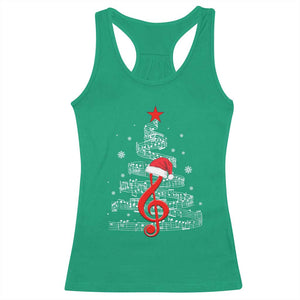 Christmas Tree Music Racerback Tank Top Musician Music Lover Gift TS10 Irish Green Print Your Wear