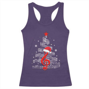 Christmas Tree Music Racerback Tank Top Musician Music Lover Gift TS10 Purple Print Your Wear