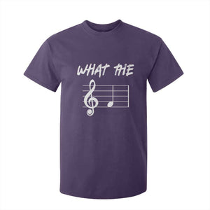 Funny What The F Musical Note T Shirt For Kid Funny Musician Gift TS10 Purple Print Your Wear