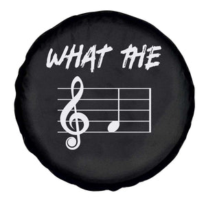 Funny What The F Musical Note Spare Tire Cover Funny Musician Gift TS10 Print Your Wear