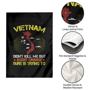 Agent Orange Dioxin Garden Flag Vietnam Veteran Vet Gifts TS10 Print Your Wear