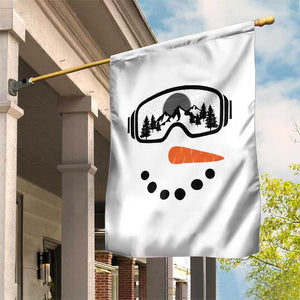 Ski Snowboard Snowman Face Garden Flag Goggles Skiing Snow Ski Lover Skier TS10 Print Your Wear