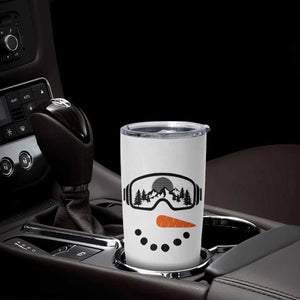 Ski Snowboard Snowman Face Tumbler Cup Goggles Skiing Snow Ski Lover Skier TS10 Print Your Wear